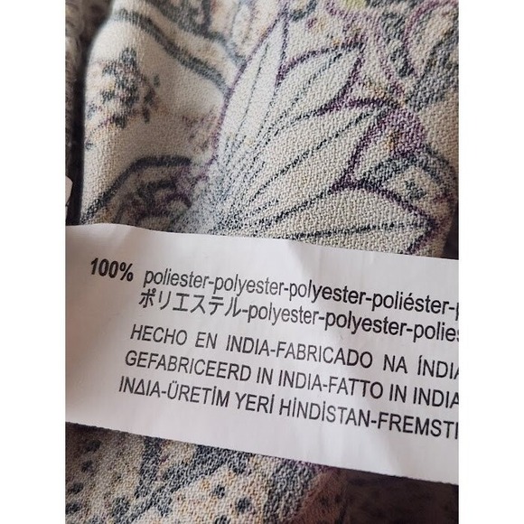 ZARA Basic Collection pants Colorful Women's size Large - Picture 6 of 6